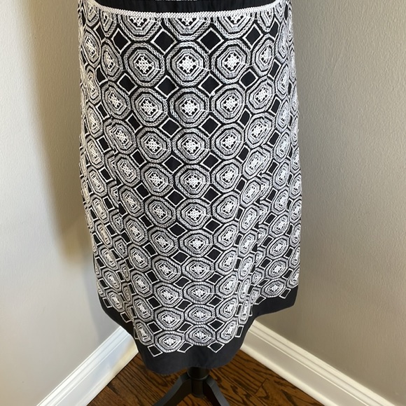 TAHARI cotton dress embroidered - Picture 3 of 10